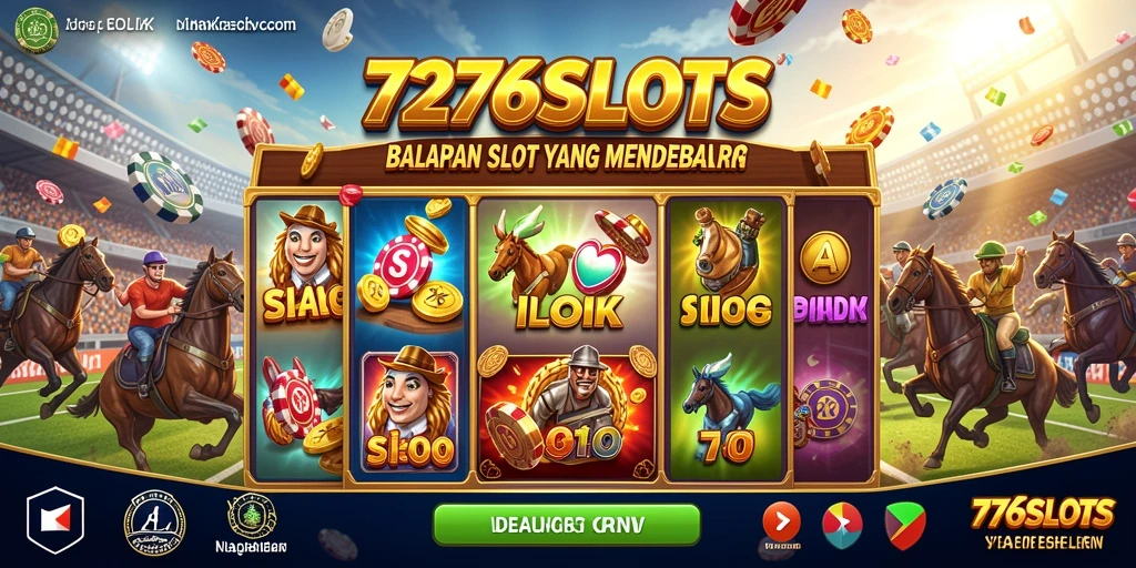 Screenshot gameplay 7276SLOTS menampilkan balapan yang seru dan menghibur.