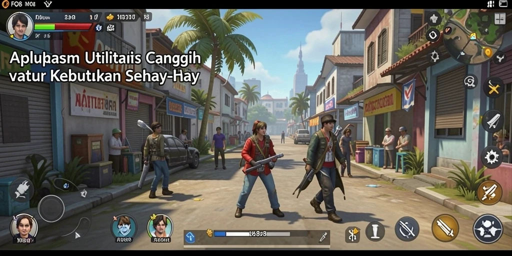 Tampilan layar FO8 saat mengelola kegiatan sehari-hari.