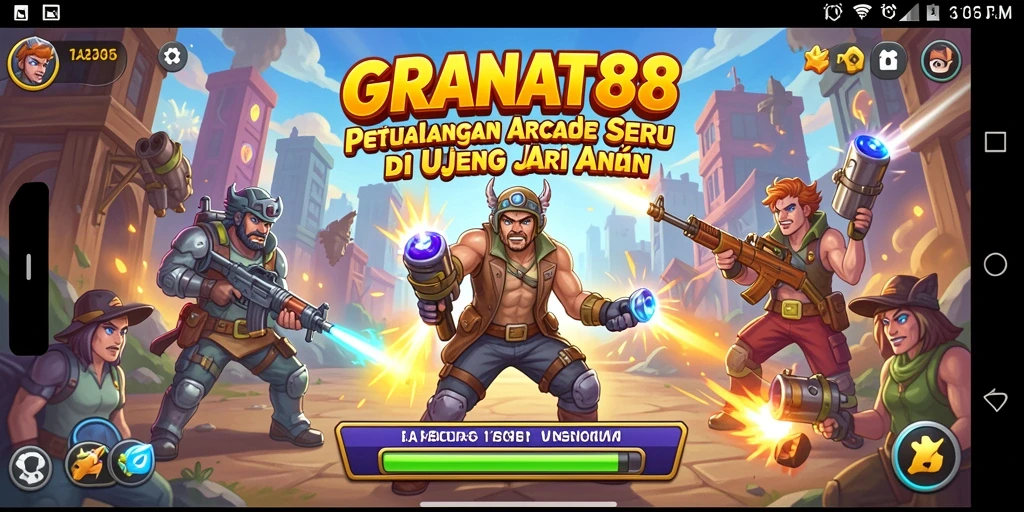 Screenshot gameplay GRANAT88 yang menampilkan keseruan permainan Arcade.