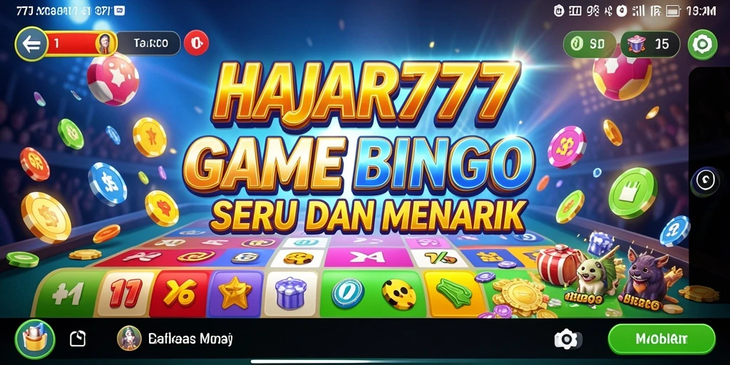 Tampilan gameplay menarik dari HAJAR777 yang memikat pemain Bingo.