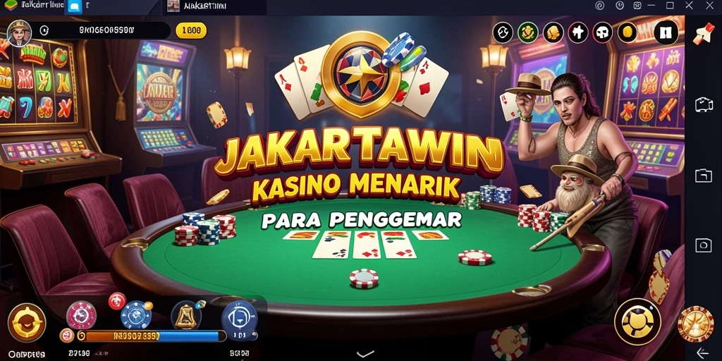 Screenshot gameplay <strong>JAKARTAWIN</strong> menampilkan suasana Kasino yang seru dan interaktif.