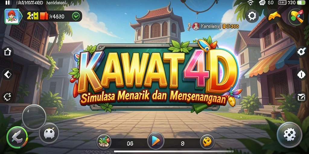 Tampilan gameplay KAWAT4D yang memukau dan interaktif.
