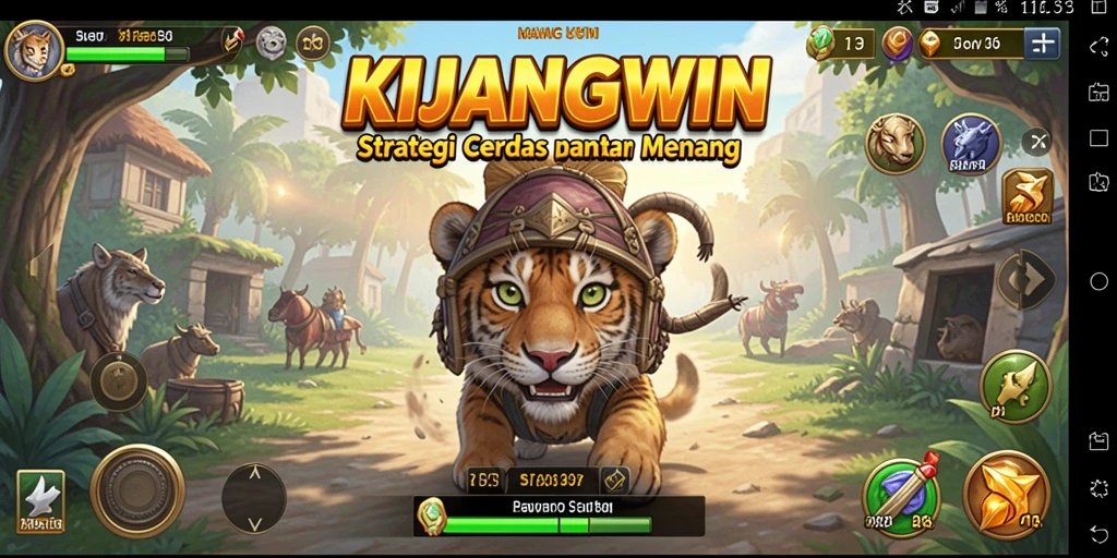 Tangkapan layar menampilkan aksi intens dalam KIJANGWIN yang penuh strategi.