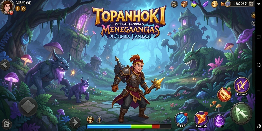 Gameplay menegangkan dalam dunia petualangan TOPANHOKI.