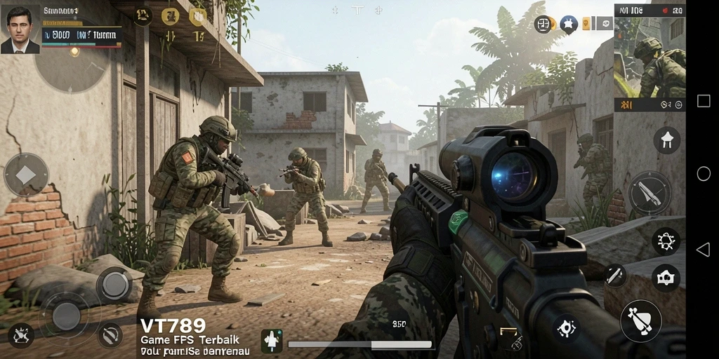 Tampilan gameplay VT789 yang intens dan mendebarkan.